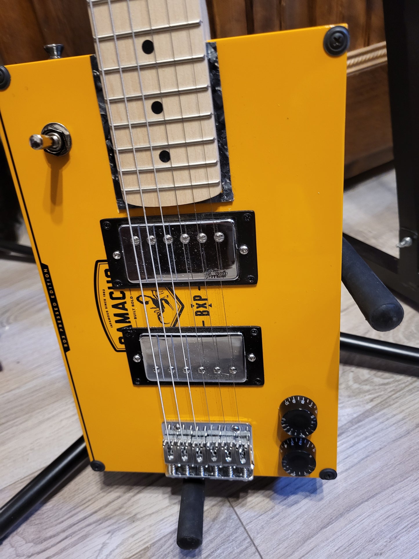 Six String Electric Cigar Box Guitar "Camacho 4"