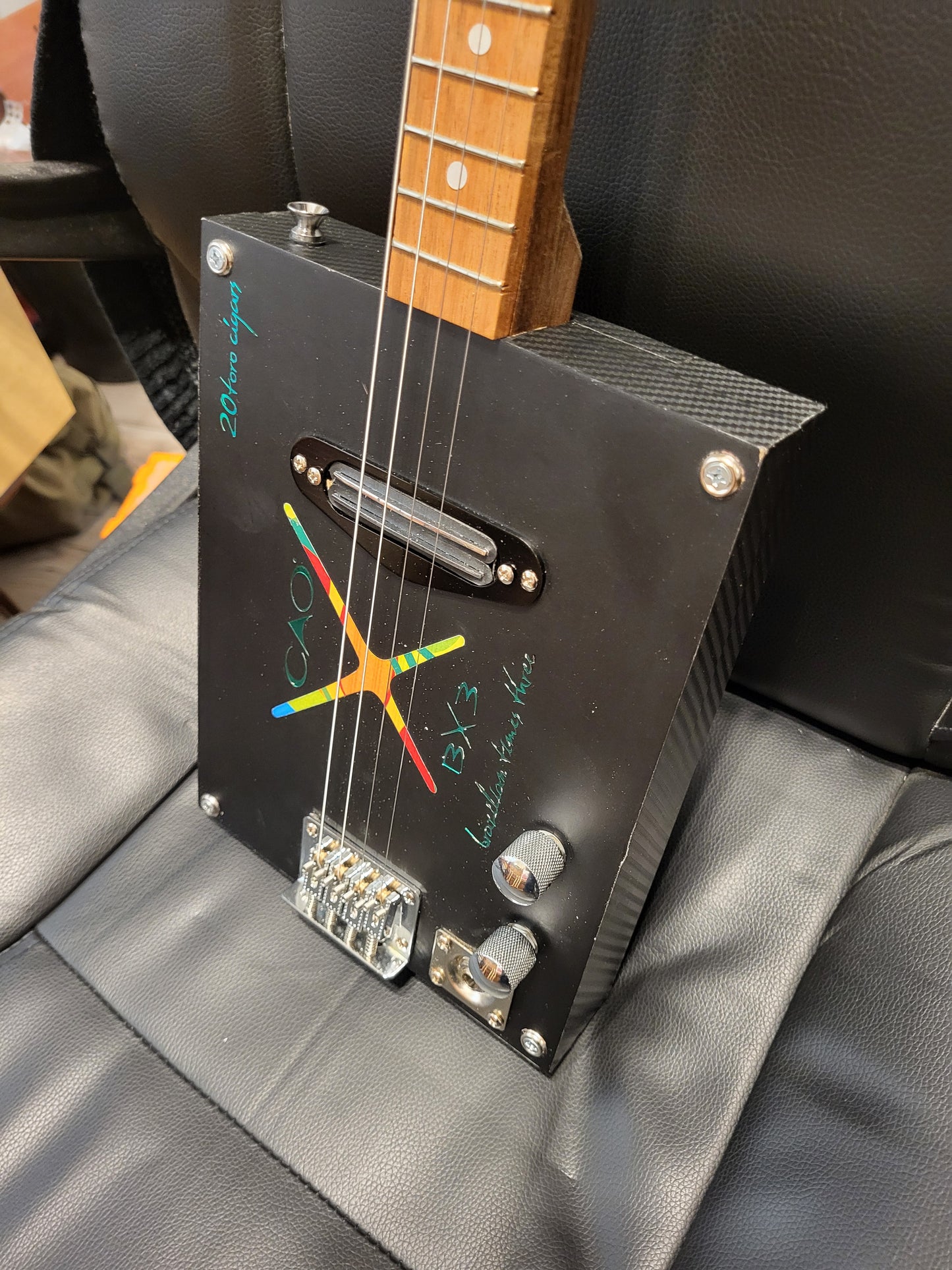 4 String Electric Cigar Box Guitar "CAO Bx3"