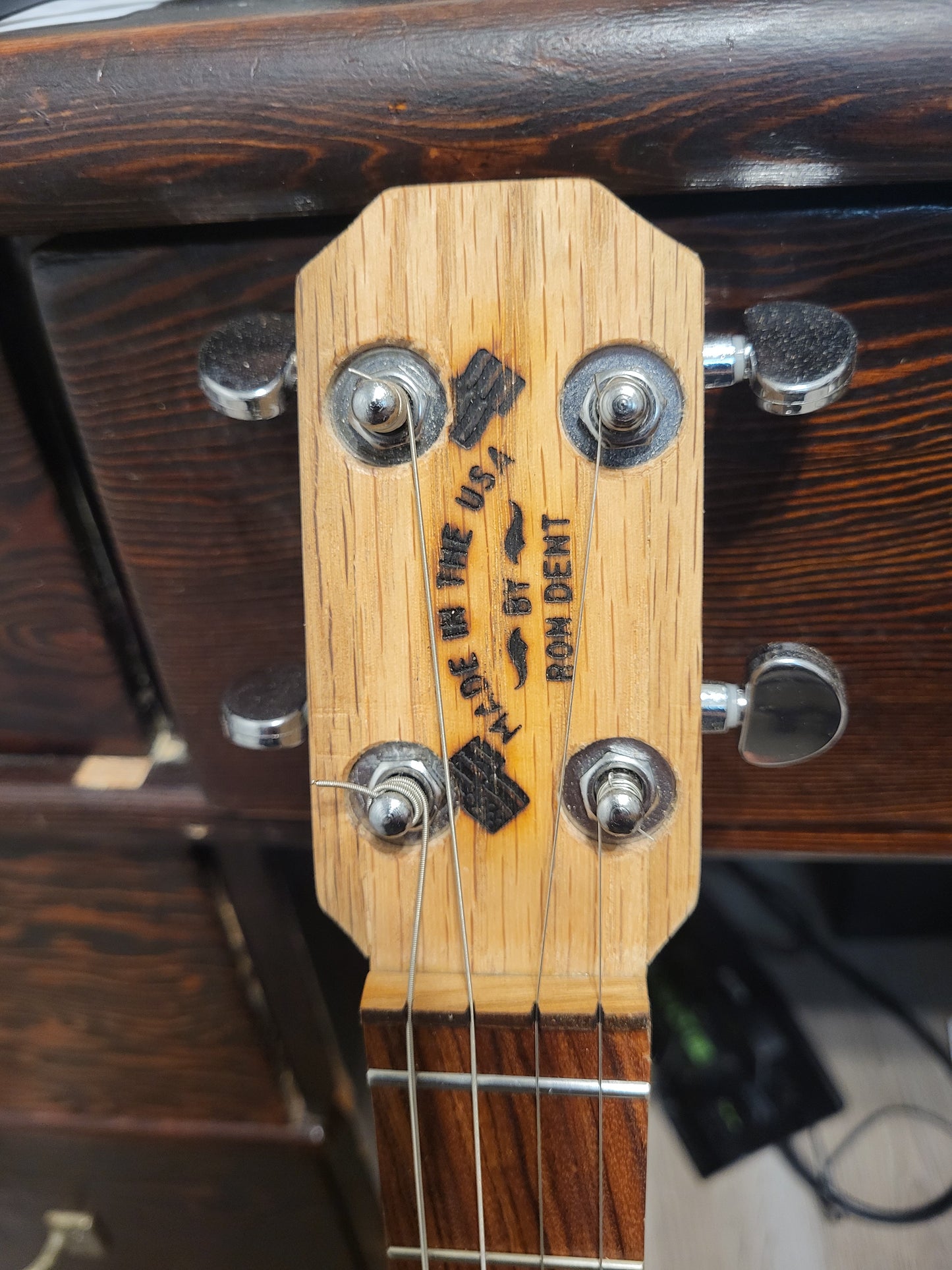 4 String Cigar Box Guitar  "Zebra"
